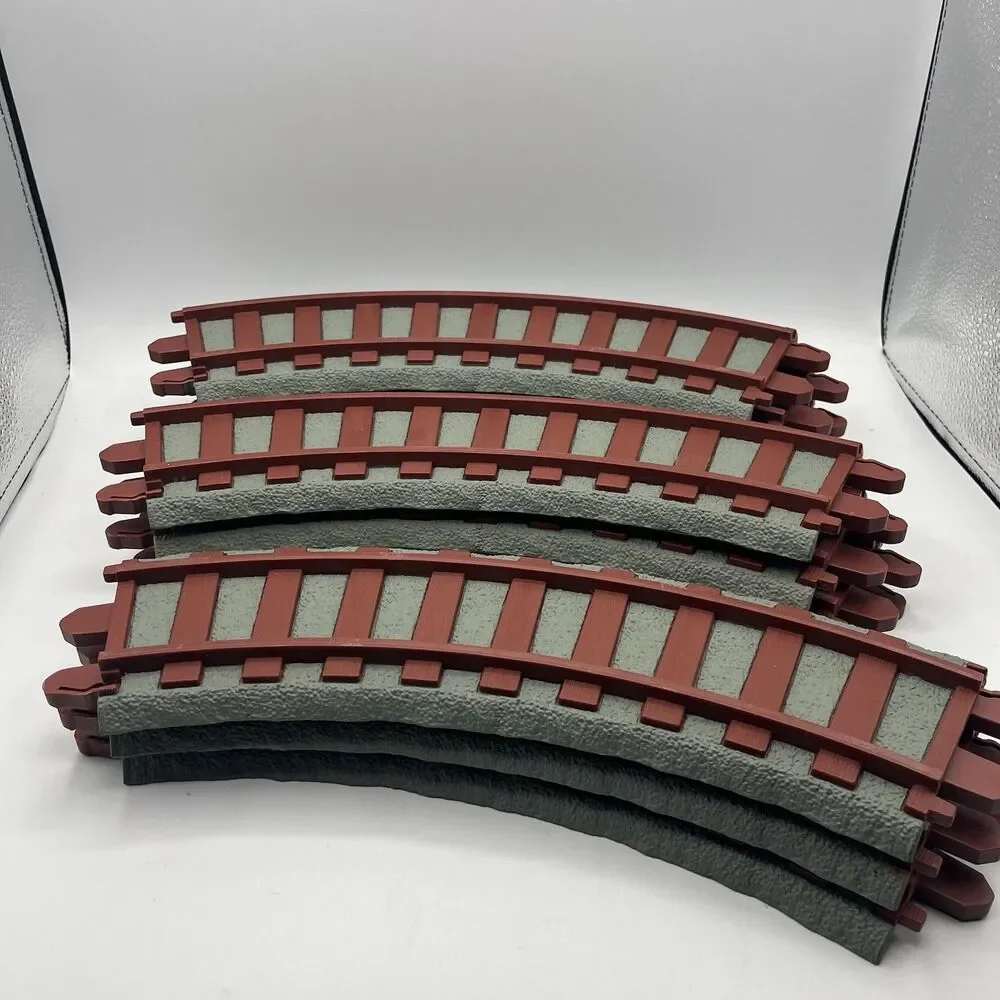 Vtg 1988 Playskool Express Preschool Train Curved Tracks 11 Piece Replacement ￼